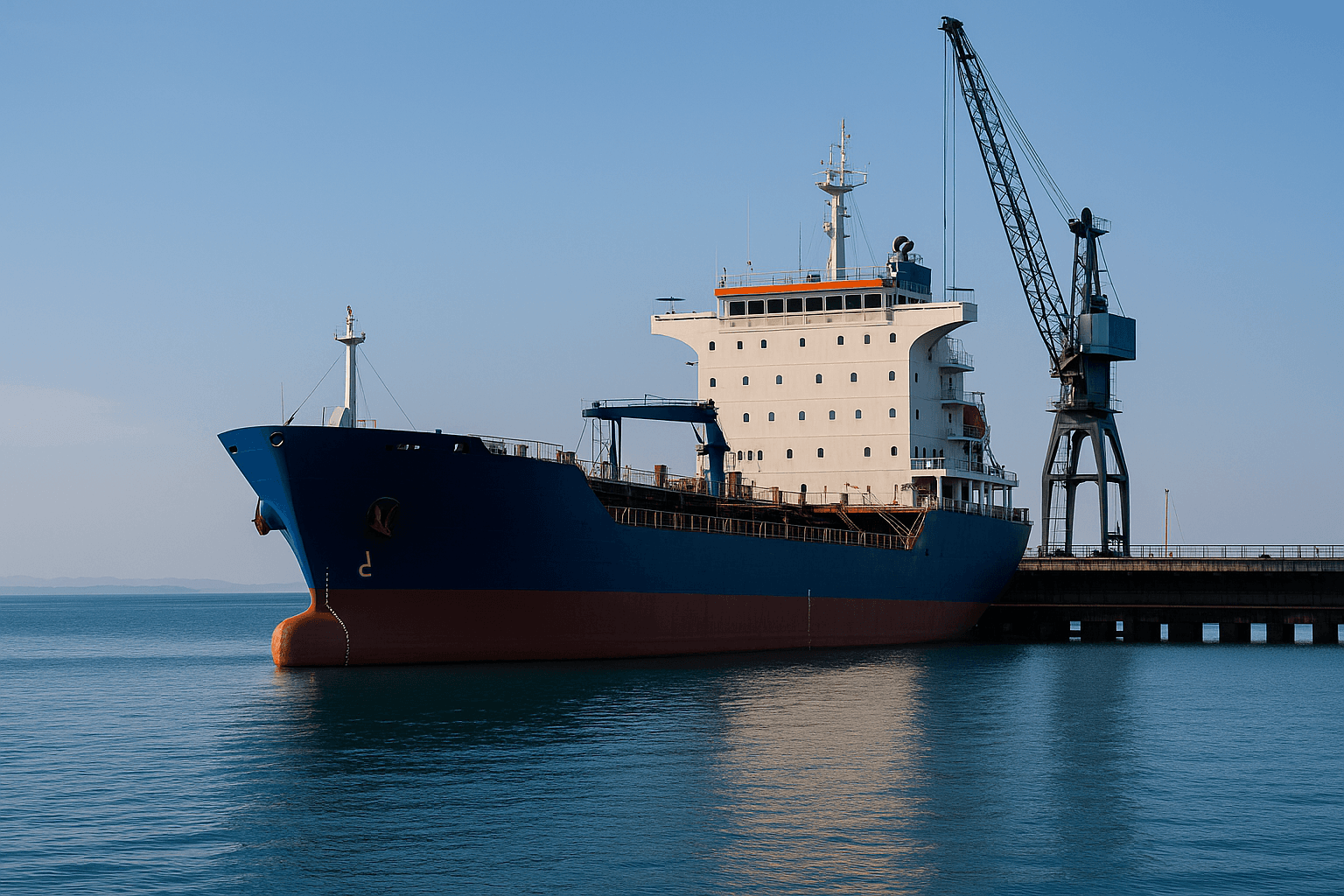 Maritime cargo operations background